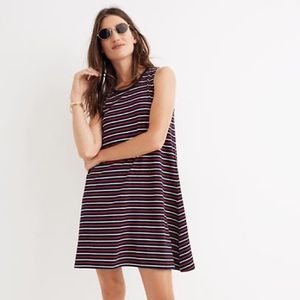 Madewell Highpoint Tank Dress in Franklin Stripe